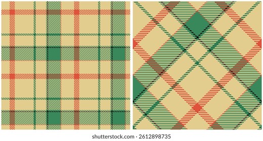 Tartan Plaid Vector Seamless Pattern. Classic Plaid Tartan. for Scarf, Dress, Skirt, Other Modern Spring Autumn Winter Fashion Textile Design.