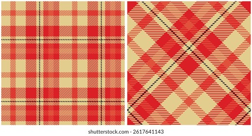 Tartan Plaid Vector Seamless Pattern. Classic Scottish Tartan Design. for Shirt Printing,clothes, Dresses, Tablecloths, Blankets, Bedding, Paper,quilt,fabric and Other Textile Products.