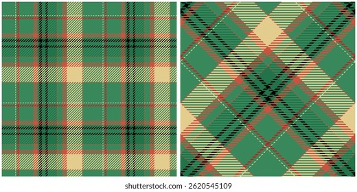 Tartan Plaid Vector Seamless Pattern. Classic Scottish Tartan Design. Flannel Shirt Tartan Patterns. Trendy Tiles for Wallpapers.