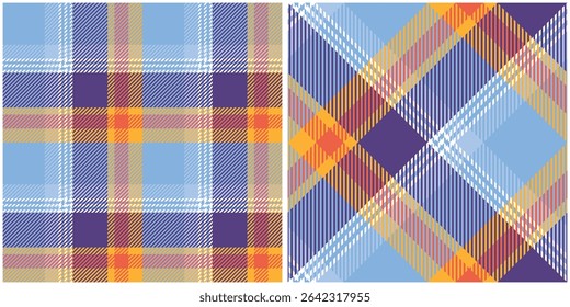 Tartan Plaid Vector Seamless Pattern. Checker Pattern. Template for Design Ornament. Seamless Fabric Texture.