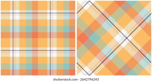 Tartan Plaid Vector Seamless Pattern. Plaids Pattern Seamless. for Scarf, Dress, Skirt, Other Modern Spring Autumn Winter Fashion Textile Design.