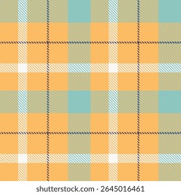 Tartan Plaid Vetor Padrão Sem Costura. Tartan escocês padrão sem emenda. Vetor de ilustração de tartan sem costura definido para lenço, cobertor, outro moderno primavera verão outono inverno tecido de férias impressão.