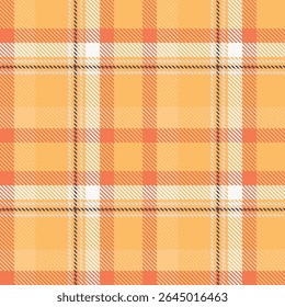 Tartan Plaid Vetor Padrão Sem Costura. Tartan escocês padrão sem emenda. Tecido Escocês Tradicional. Camisa Lumberjack Flannel Têxtil. Amostra De Bloco Padrão Incluída.