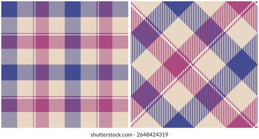 Tartan Plaid Vetor Padrão Sem Costura. Fundo escocês tradicional xadrez. para impressão de camisas, roupas, vestidos, toalhas de mesa, cobertores, cama, papel, colcha, tecido e outros produtos têxteis.
