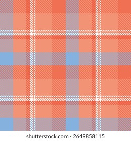 Tartan Plaid Vetor Padrão Sem Costura. Padrões Jogados Perfeitos. Tecido Escocês Tradicional. Camisa Lumberjack Flannel Têxtil. Amostra De Bloco Padrão Incluída.