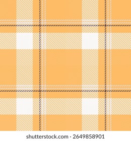 Tartan Plaid Vetor Padrão Sem Costura. Padrão Jogado Sem Costura. Tecido Escocês Tradicional. Camisa Lumberjack Flannel Têxtil. Amostra De Bloco Padrão Incluída.