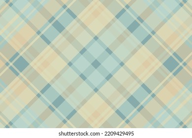 Tartan or plaid vintage color pattern. Vector illustration.