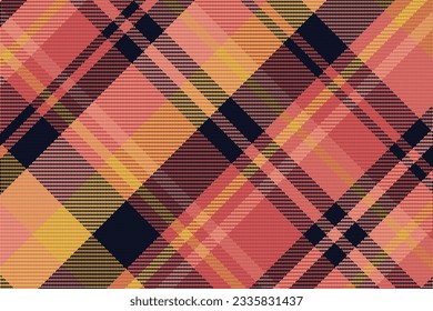 Tartan or plaid vintage color pattern. Vector illustration.