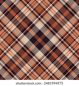 Tartan or plaid vintage color pattern. Vector illustration.