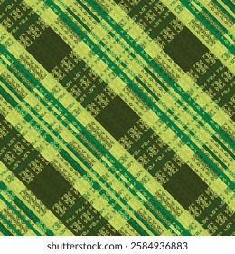 Tartan Plaid With Vintage Color Pattern. Vector illustration. 
