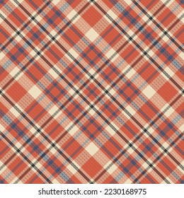 Tartan or plaid winter color pattern. Vector illustration design.