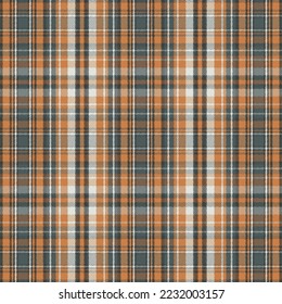   Tartán o patrón de color de invierno plateado. Diseño de ilustración vectorial.