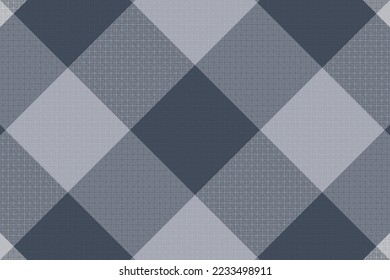 Tartán o patrón de color de invierno plateado. Diseño de ilustración vectorial.