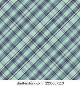 Tartán o patrón de color de invierno plateado. Diseño de ilustración vectorial.