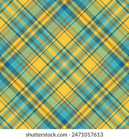 Tartán o patrón de color de invierno a cuadros. Diseño de Ilustración vectorial.