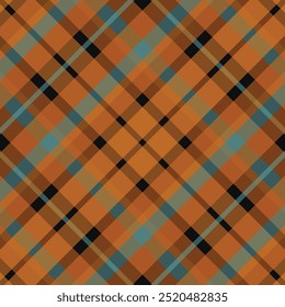 Tartan ou padrão de cor de inverno xadrez. Design de ilustração vetorial.