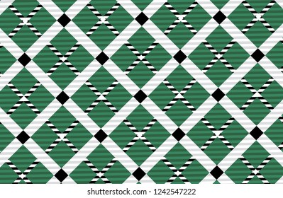 Tartan plaid,gingham pattern teblechloth.Vector illustration.Texture from rhombus/squares for - plaid, tablecloths, clothes, shirts, dresses, paper, bedding,quilts and other textile products.