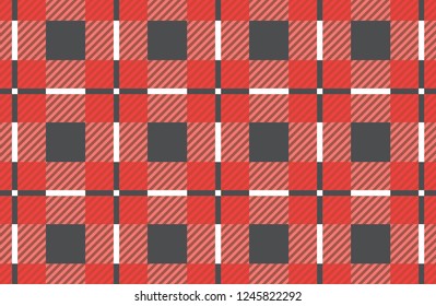 Tartan plaid,gingham pattern teblechloth.Vector illustration.Texture from rhombus/squares for - plaid, tablecloths, dresses, paper, bedding, blankets, quilts and other textile products