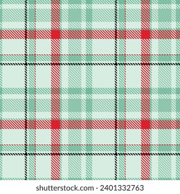 Tartan Plaid Muster nahtlos grüner, weißer Hintergrund.  Xmas Scottish Buffolo prüfen Flanelldesign von Drucktuchtuchbekleidung Jackentmottentümpelmottentümpelmoeblumberjack 