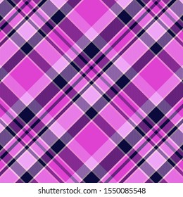 Tartan purple and blue  pattern.Texture for plaid, tablecloths, clothes, shirts, dresses, paper, bedding, blankets, quilts and other textile products. Vector illustration EPS 10