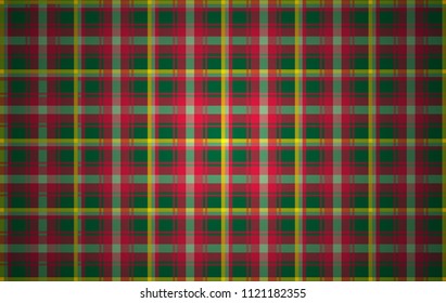 Tartan red and green pattern abstract modern geometric vector background