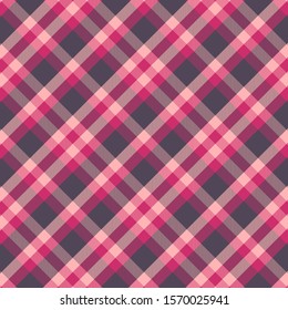 Tartan red and pink pattern.Texture for plaid, tablecloths, clothes, shirts, dresses, paper, bedding, blankets, quilts and other textile products. Vector illustration EPS 10
