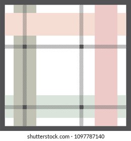 tartan scarf pattern