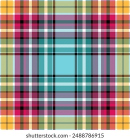 Tartan scotland plaid pattern retro background fabric with seamless check design and geometric texture for textile print wrapping paper and wallpaper image and use it as your wallpaper.