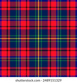 Tartan scotland plaid pattern retro background fabric with seamless check design and geometric texture for textile print wrapping paper and wallpaper image and use it as your wallpaper.