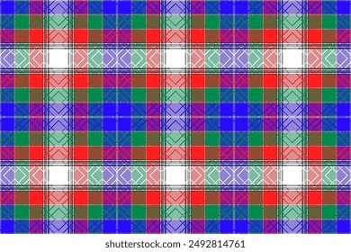 Tartan scotland plaid pattern retro background fabric with seamless check design and geometric texture for textile print wrapping paper and wallpaper image and use it as your wallpaper, poster.