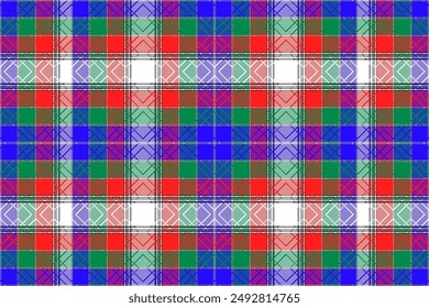 Tartan scotland plaid pattern retro background fabric with seamless check design and geometric texture for textile print wrapping paper and wallpaper image and use it as your wallpaper, poster.