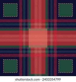 Tartan scotland plaid pattern texture background of textile ornament