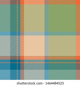 Tartan scotland seamless plaid pattern vector. Retro background fabric. Vintage check color square geometric texture for textile print, wrapping paper, gift card, wallpaper flat design.