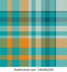 Tartan scotland seamless plaid pattern vector. Retro background fabric. Vintage check color square geometric texture for textile print, wrapping paper, gift card, wallpaper flat design.