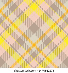 Tartan scotland seamless plaid pattern vector. Retro background fabric. Vintage check color square geometric texture for textile print, wrapping paper, gift card, wallpaper flat design.