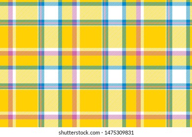 Tartan scotland seamless plaid pattern vector. Retro background fabric. Vintage check color square geometric texture for textile print, wrapping paper, gift card, wallpaper flat design.