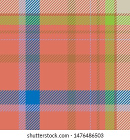Tartan scotland seamless plaid pattern vector. Retro background fabric. Vintage check color square geometric texture for textile print, wrapping paper, gift card, wallpaper flat design.