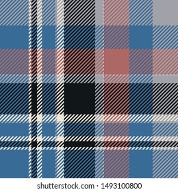 Tartan scotland seamless plaid pattern vector. Retro background fabric. Vintage check color square geometric texture for textile print, wrapping paper, gift card, wallpaper flat design.