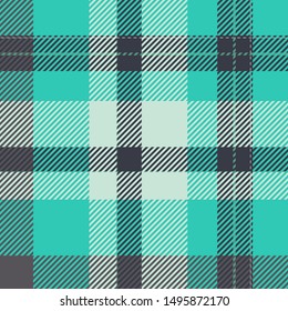 Tartan scotland seamless plaid pattern vector. Retro background fabric. Vintage check color square geometric texture for textile print, wrapping paper, gift card, wallpaper flat design.