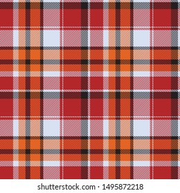 Tartan scotland seamless plaid pattern vector. Retro background fabric. Vintage check color square geometric texture for textile print, wrapping paper, gift card, wallpaper flat design.