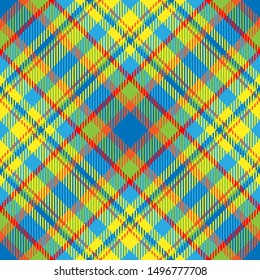 Tartan scotland seamless plaid pattern vector. Retro background fabric. Vintage check color square geometric texture for textile print, wrapping paper, gift card, wallpaper flat design.
