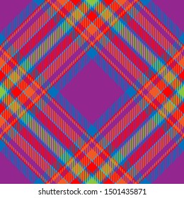Tartan scotland seamless plaid pattern vector. Retro background fabric. Vintage check color square geometric texture for textile print, wrapping paper, gift card, wallpaper flat design.