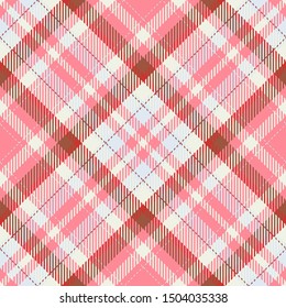 Tartan scotland seamless plaid pattern vector. Retro background fabric. Vintage check color square geometric texture for textile print, wrapping paper, gift card, wallpaper flat design.