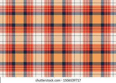Tartan scotland seamless plaid pattern vector. Retro background fabric. Vintage check color square geometric texture for textile print, wrapping paper, gift card, wallpaper flat design.