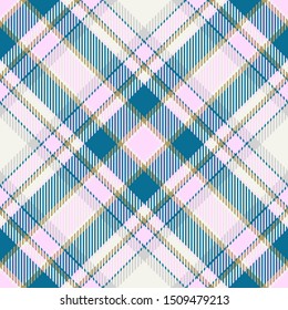 Tartan scotland seamless plaid pattern vector. Retro background fabric. Vintage check color square geometric texture for textile print, wrapping paper, gift card, wallpaper flat design.
