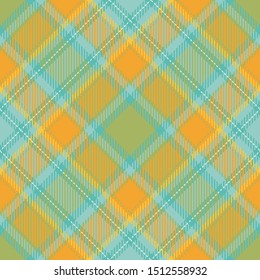 Tartan scotland seamless plaid pattern vector. Retro background fabric. Vintage check color square geometric texture for textile print, wrapping paper, gift card, wallpaper flat design.