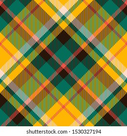 Tartan scotland seamless plaid pattern vector. Retro background fabric. Vintage check color square geometric texture for textile print, wrapping paper, gift card, wallpaper flat design.