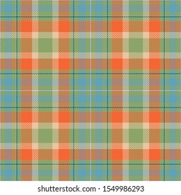 Tartan scotland seamless plaid pattern vector. Retro background fabric. Vintage check color square geometric texture for textile print, wrapping paper, gift card, wallpaper flat design.