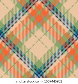 Tartan scotland seamless plaid pattern vector. Retro background fabric. Vintage check color square geometric texture for textile print, wrapping paper, gift card, wallpaper flat design.