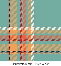 Tartan scotland seamless plaid pattern vector. Retro background fabric. Vintage check color square geometric texture for textile print, wrapping paper, gift card, wallpaper flat design.